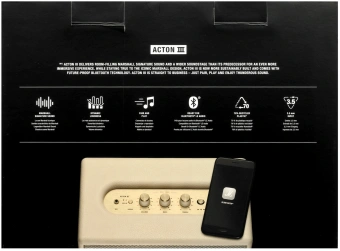 Колонка порт. Marshall Acton III бежевый 60W 2.1 BT/3.5Jack 10м - купить недорого с доставкой в интернет-магазине