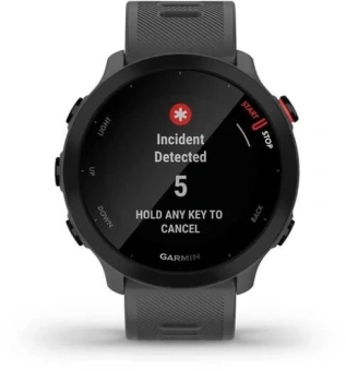 Смарт-часы Garmin Forerunner 55 42мм 1.04" LCD корп.серый рем.серый разм.брасл.:127-220мм (010-02562-13) - купить недорого с доставкой в интернет-магазине