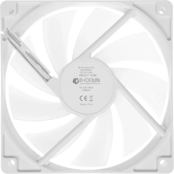 Вентилятор для корпуса ID-Cooling XF-120 ARGB 120х120x25 белый 4-pin 30.5дБ (XF-120-ARGB-W) Ret - купить недорого с доставкой в интернет-магазине