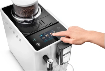 Кофемашина Delonghi Rivelia EXAM440.35.W 1450Вт белый - купить недорого с доставкой в интернет-магазине