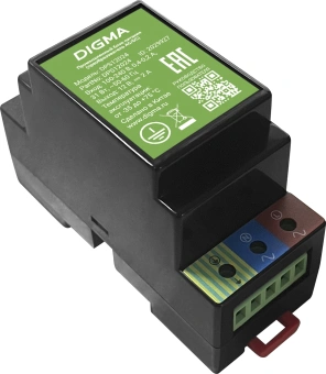Блок питания AC/DC Digma DPS12024 12В 24Вт - купить недорого с доставкой в интернет-магазине
