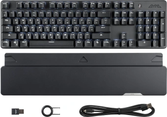 Клавиатура GMNG GG-KB785XW механическая черный/серый USB беспроводная BT/Radio Multimedia for gamer Touch LED (подставка для запястий) (1901105) кабель 1.8м - купить недорого с доставкой в интернет-магазине