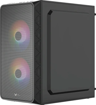 Корпус Formula Air Mesh G4 Plus AR черный без БП mATX 1xUSB2.0 audio - купить недорого с доставкой в интернет-магазине