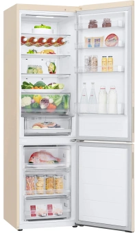 Холодильник LG GC-B509AEMW 2-хкамерн. бежевый инвертер - купить недорого с доставкой в интернет-магазине