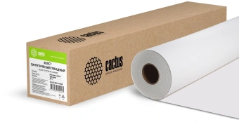 Холст Cactus CS-GC260-61030 24"(A1) 610мм-30м/260г/м2/белый глянцевое синтетика для струйной печати втулка:50.8мм (2") - купить недорого с доставкой в интернет-магазине