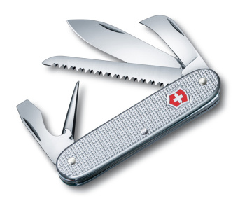 Нож перочинный Victorinox Pioneer (0.8150.26) 93мм 7функц. серебристый - купить недорого с доставкой в интернет-магазине