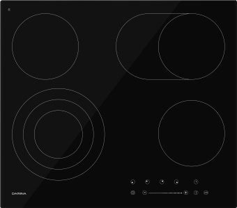 Варочная поверхность Darina 4P E 329 B черный - купить недорого с доставкой в интернет-магазине