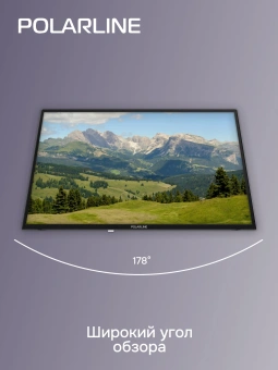 Телевизор LED PolarLine 32" 32PL13TC-SM черный HD 60Hz DVB-T DVB-T2 DVB-C USB WiFi Smart TV (RUS) - купить недорого с доставкой в интернет-магазине