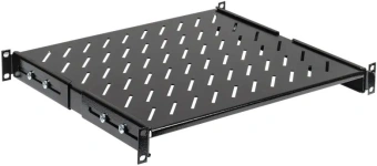 Полка стационарная ITK FS05-600PI-R 1U нагр.:100кг. 19" 600мм черный (упак.:1шт) - купить недорого с доставкой в интернет-магазине