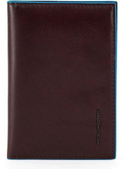 Обложка для паспорта Piquadro Blue Square PP5255B2/MO коричневый натур.кожа - купить недорого с доставкой в интернет-магазине