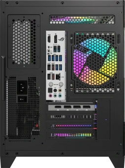 Корпус Formula Crystal Z6M Floe черный без БП mATX 4x120mm 2xUSB3.0 audio bott PSU - купить недорого с доставкой в интернет-магазине