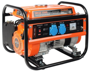 Генератор Patriot Max Power SRGE 1500 1.2кВт - купить недорого с доставкой в интернет-магазине