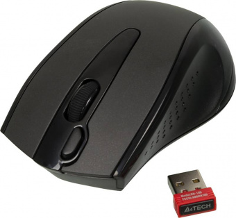 Мышь A4Tech V-Track G9-500F черный оптическая (1200dpi) беспроводная USB1.1 (4but) - купить недорого с доставкой в интернет-магазине