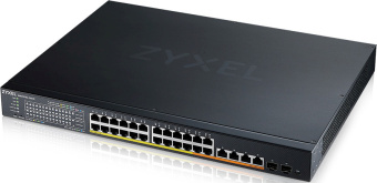 Коммутатор Zyxel NebulaFlex XMG1930-30HP-ZZ0101F (L2+) 4x10Гбит/с 24x2.5Гбит/с 2SFP+ 28PoE+ 700W управляемый - купить недорого с доставкой в интернет-магазине