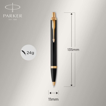 Набор ручек Parker IM Core FK221 (CW2093216) Black GT M сталь нержавеющая подар.кор. ручка перьевая, ручка шариковая - купить недорого с доставкой в интернет-магазине