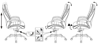 Кресло руководителя Бюрократ T-9950 черный кожа крестов. металл хром - купить недорого с доставкой в интернет-магазине