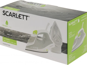 Утюг Scarlett Green Line SC-SI30K60 2400Вт белый/серый - купить недорого с доставкой в интернет-магазине