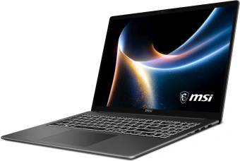 Ноутбук MSI Modern 16S AI+ G3MG-013XRU Core Ultra 5 322 16Gb SSD512Gb Intel Graphics 16" OLED FHD+ (1920x1200) FreeDOS grey WiFi BT Cam (9S7-26U211-013) - купить недорого с доставкой в интернет-магазине