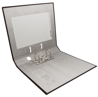 Папка-регистратор Silwerhof A4 75мм ПВХ/бумага черный без. окант. сборная смен.карм. на кор. - купить недорого с доставкой в интернет-магазине