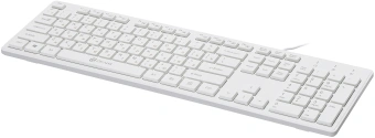 Клавиатура Оклик 500M белый USB slim Multimedia (1061586) кабель 1.5м - купить недорого с доставкой в интернет-магазине