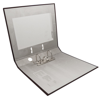 Папка-регистратор Silwerhof A4 50мм ПВХ/бумага черный без. окант. сборная смен.карм. на кор. - купить недорого с доставкой в интернет-магазине