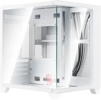 Корпус Bloody BD-CC105 белый без БП mATX 5x120mm 1xUSB2.0 1xUSB3.0 audio bott PSU - купить недорого с доставкой в интернет-магазине