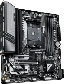 Материнская плата Gigabyte B550M GAMING X Soc-AM4 AMD B550 4xDDR4 mATX AC`97 8ch(7.1) GbLAN RAID+HDMI+DP - купить недорого с доставкой в интернет-магазине