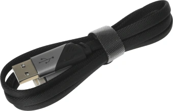 Кабель Hoco U119 Machine iP USB (m)-Lightning (m) 1.2м черный коробка плоский - купить недорого с доставкой в интернет-магазине