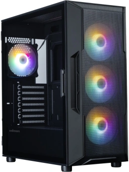 Корпус Zalman i3 Neo v2 черный без БП ATX 4x120mm 5x140mm 2xUSB2.0 1xUSB3.0 audio bott PSU - купить недорого с доставкой в интернет-магазине