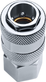 Переходник для пневмоинструмента Зубр 64911-1/2 серый - купить недорого с доставкой в интернет-магазине