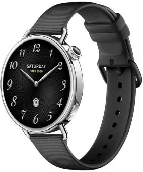 Смарт-часы Xiaomi Watch S4 41мм 1.32" AMOLED корп.серебристый рем.черный разм.брасл.:120-190 мм (BHR07VRGL) - купить недорого с доставкой в интернет-магазине