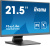 Монитор Iiyama 21.5" ProLite T2252MSC-B2 черный IPS LED 5ms 16:9 HDMI M/M глянцевая 250cd 178гр/178гр 1920x1080 60Hz DP FHD USB Touch 4.5кг - купить недорого с доставкой в интернет-магазине