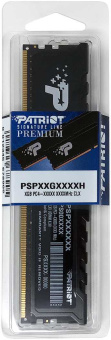 Память DDR4 4Gb 2666MHz Patriot PSP44G266681H1 Signature Premium RTL PC4-21300 CL19 DIMM 288-pin 1.2В single rank с радиатором Ret - купить недорого с доставкой в интернет-магазине