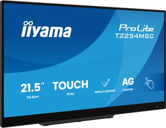 Монитор Iiyama 21.5" ProLite T2254MSC-B2AG черный IPS LED 4ms 16:9 HDMI M/M глянцевая HAS 1300:1 300cd 178гр/178гр 1920x1080 100Hz DP FHD USB Touch 2.9кг - купить недорого с доставкой в интернет-магазине