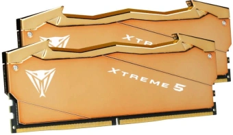 Память DDR5 2x16GB 6400MHz Patriot VXA532G6432K Viper Xtreme 5 RTL Gaming PC5-51200 CL32 DIMM 288-pin 1.4В с радиатором Ret - купить недорого с доставкой в интернет-магазине