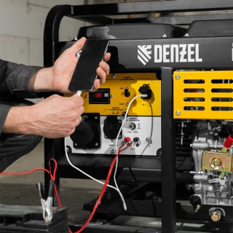 Генератор Denzel DES-55 5.5кВт - купить недорого с доставкой в интернет-магазине