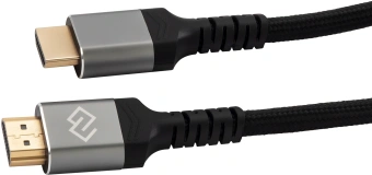 Кабель аудио-видео Digma HDMI (m)/HDMI (m) 1.5м. феррит.кольца позолоч.конт. черный (D-HDMI-2FF-V2.1-1.5M) - купить недорого с доставкой в интернет-магазине