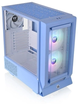 Корпус Thermaltake Ceres 350 MX Hydrangea голубой без БП E-ATX 2x140mm 2xUSB3.0 audio bott PSU - купить недорого с доставкой в интернет-магазине