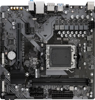 Материнская плата Gigabyte A620M H SocketAM5 AMD A620 2xDDR5 mATX AC`97 8ch(7.1) GbLAN RAID+HDMI+DP - купить недорого с доставкой в интернет-магазине