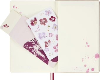 Блокнот Moleskine LIMITED EDITION SAKURA LESU09QP060 Large 130х210мм обложка текстиль 176стр. линейка твердая обложка розовый 2026 - купить недорого с доставкой в интернет-магазине