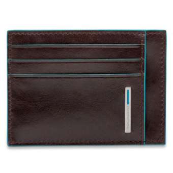 Чехол для кредитных карт Piquadro Blue Square PP2762B2R/M каштановый натур.кожа - купить недорого с доставкой в интернет-магазине