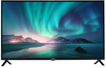 Телевизор LED Hyundai 40" H-LED40BS5002 Android TV Frameless черный FULL HD 60Hz DVB-T2 DVB-C DVB-S DVB-S2 USB WiFi Smart TV - купить недорого с доставкой в интернет-магазине