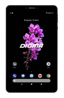 Планшет Digma CITI Octa 80 SC9863 (1.6) 8C RAM4Gb ROM64Gb 8" IPS 1920x1200 3G 4G Android 9.0 черный 5Mpix 2Mpix BT GPS WiFi Touch microSD 128Gb minUSB 4000mAh - купить недорого с доставкой в интернет-магазине