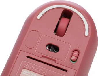 Мышь A4Tech Fstyler FG20 розовый оптическая 2000dpi беспров. USB для ноутбука 4but (FG20 PINK) - купить недорого с доставкой в интернет-магазине