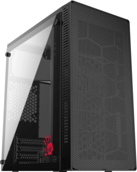 Корпус Bloody BD-CC101 черный без БП mATX 1x80mm 1x92mm 2x120mm 2xUSB2.0 1xUSB3.0 audio - купить недорого с доставкой в интернет-магазине