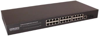 Коммутатор Osnovo SW-72402/L2 2SFP неуправляемый - купить недорого с доставкой в интернет-магазине