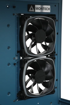 Корпус Montech Sky Two Morocco голубой без БП ATX 3x140mm 2xUSB3.0 audio bott PSU - купить недорого с доставкой в интернет-магазине
