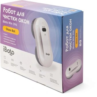 Мойщик окон iBoto Win 396 пит.:от сети белый - купить недорого с доставкой в интернет-магазине
