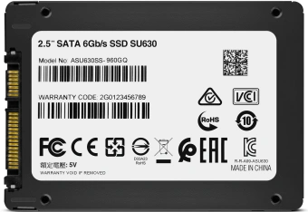 Накопитель SSD A-Data SATA-III 960GB ASU630SS-960GQ-R Ultimate SU630 2.5" - купить недорого с доставкой в интернет-магазине