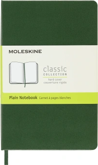 Блокнот Moleskine CLASSIC QP012K15 Pocket 90x140мм 192стр. нелинованный твердая обложка зеленый - купить недорого с доставкой в интернет-магазине